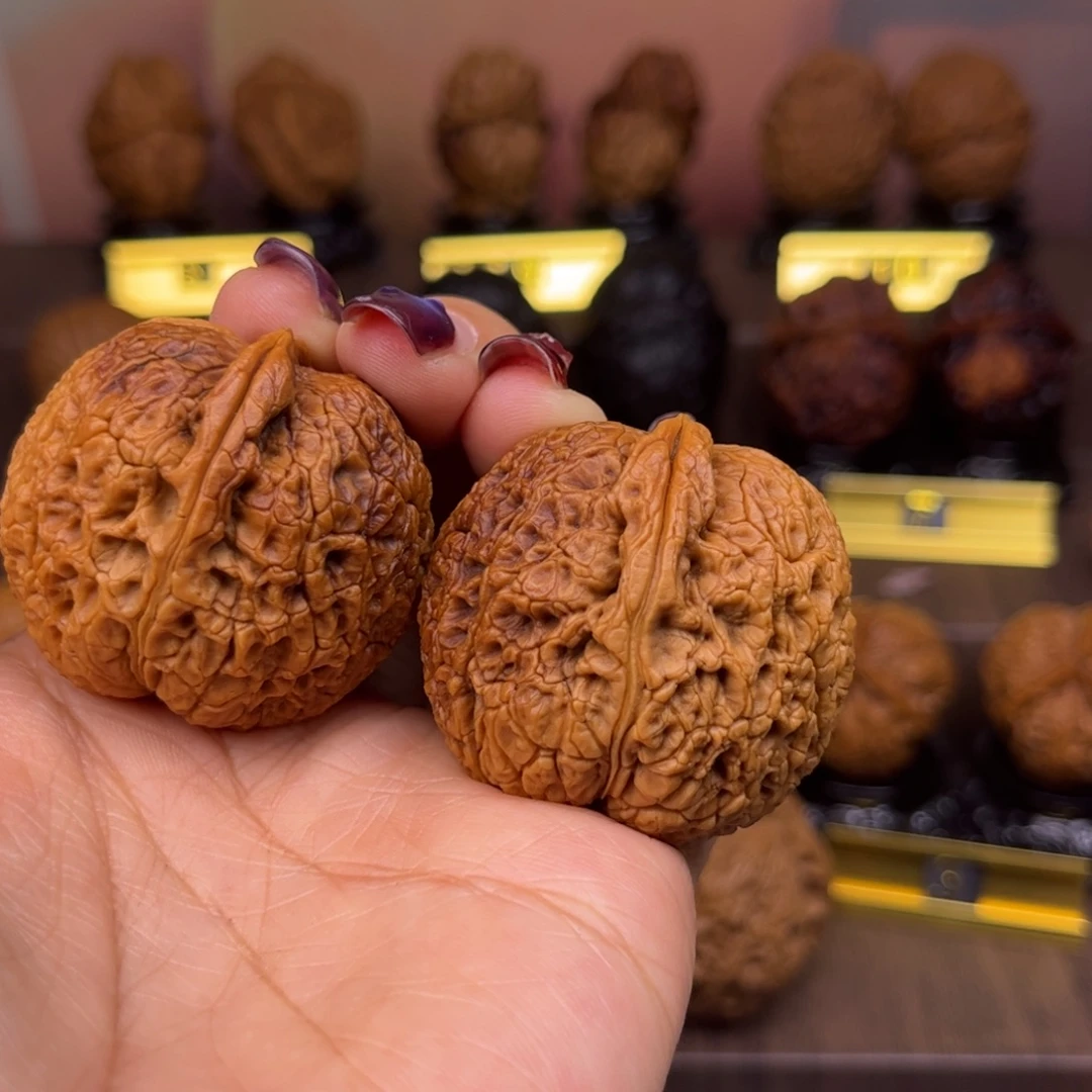 雲***凡文玩核桃把件将军榜40尺