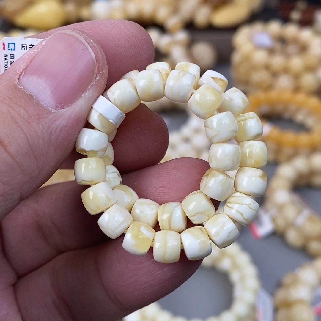 蜜蜡未镶嵌珠宝奇石6.5mm 5.4g
