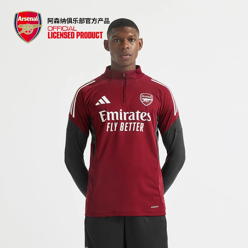 arsenal阿森纳官方正品半拉链长袖训练服JJ1773