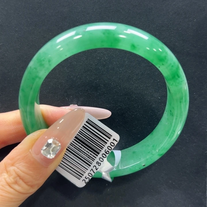 石英质玉（非洲翠）未镶嵌手镯58-59