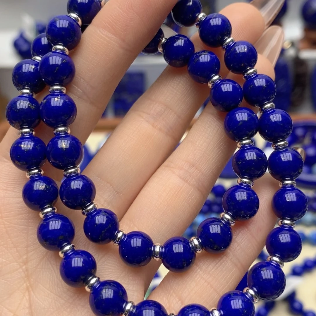 青金石未镶嵌手链8mm