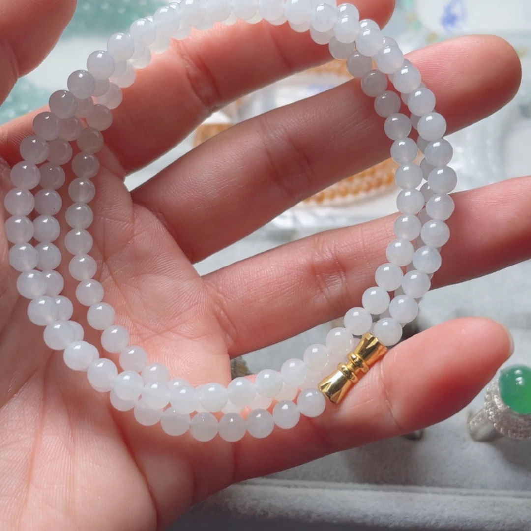 【闪购商品】定制翡翠未镶嵌定制翡翠手链