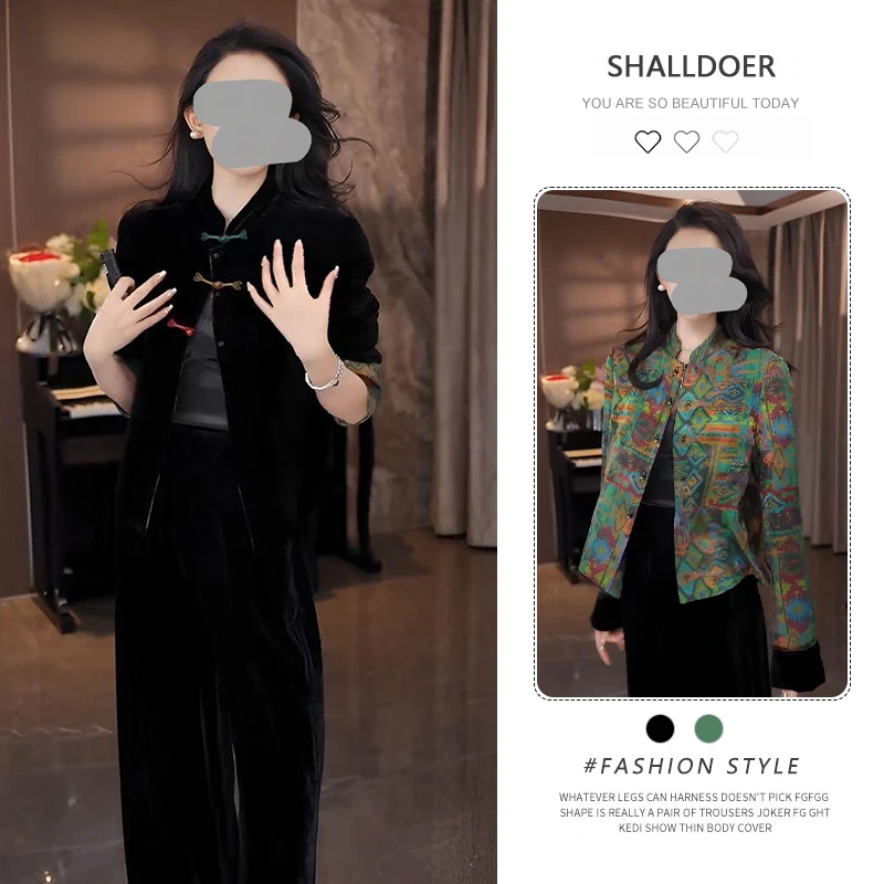 高级感国风气质显瘦衬衫女2025秋季新款盘扣双面穿上衣新中式外套