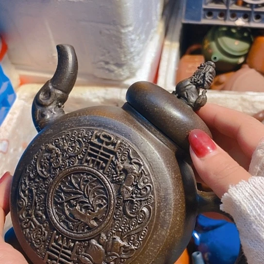 全手工制作宜兴紫砂壶
