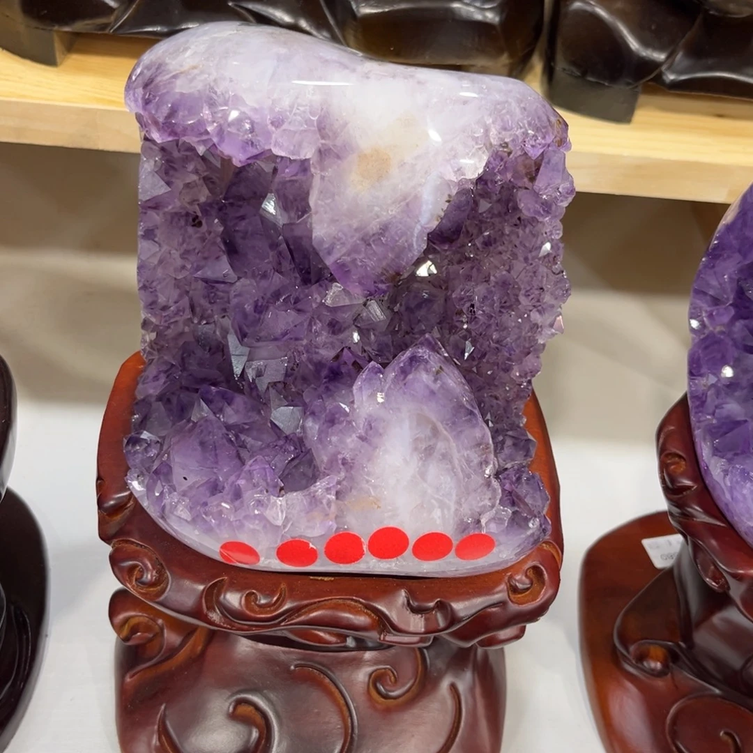 摆件紫晶未镶嵌水晶