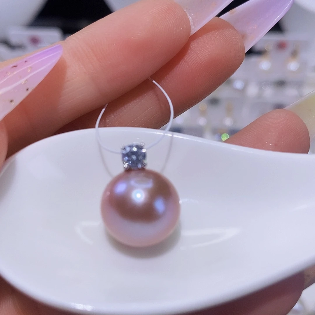 淡水珍珠颈饰银S925镶嵌