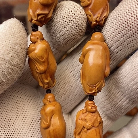 橄榄核手串/手链陈*堂橄榄核六合弥勒