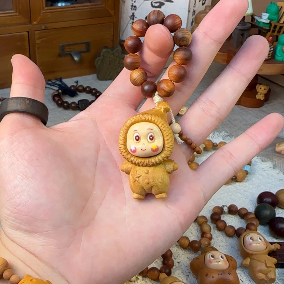 无事牌非洲檀香星星入戴帽子手捻