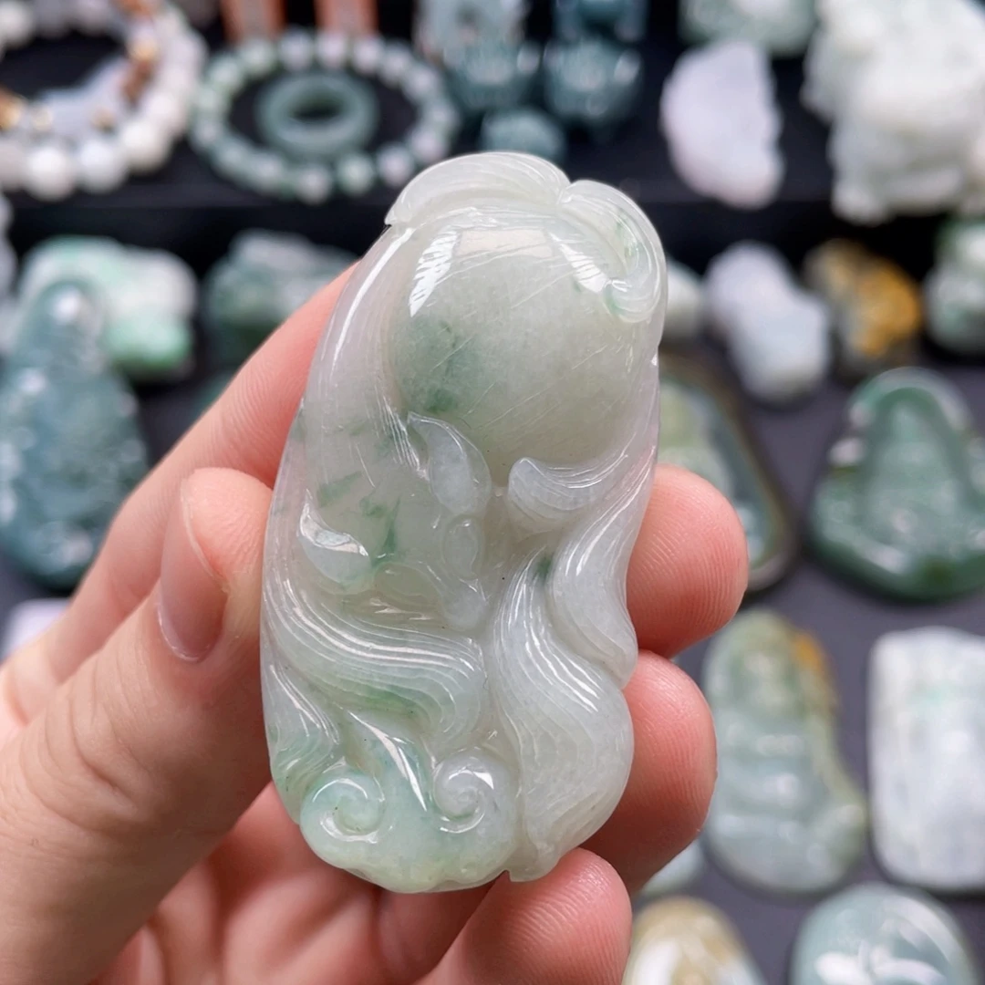 颈饰未镶嵌翡翠翡翠