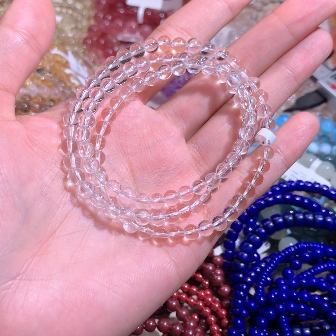 未镶嵌手链水晶白水晶