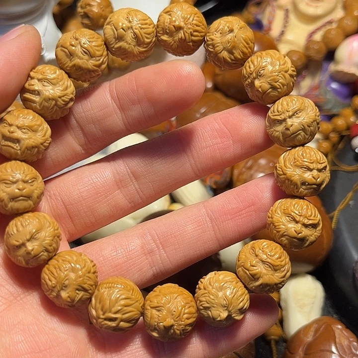 手串/手链橄榄核猴头精工悟空