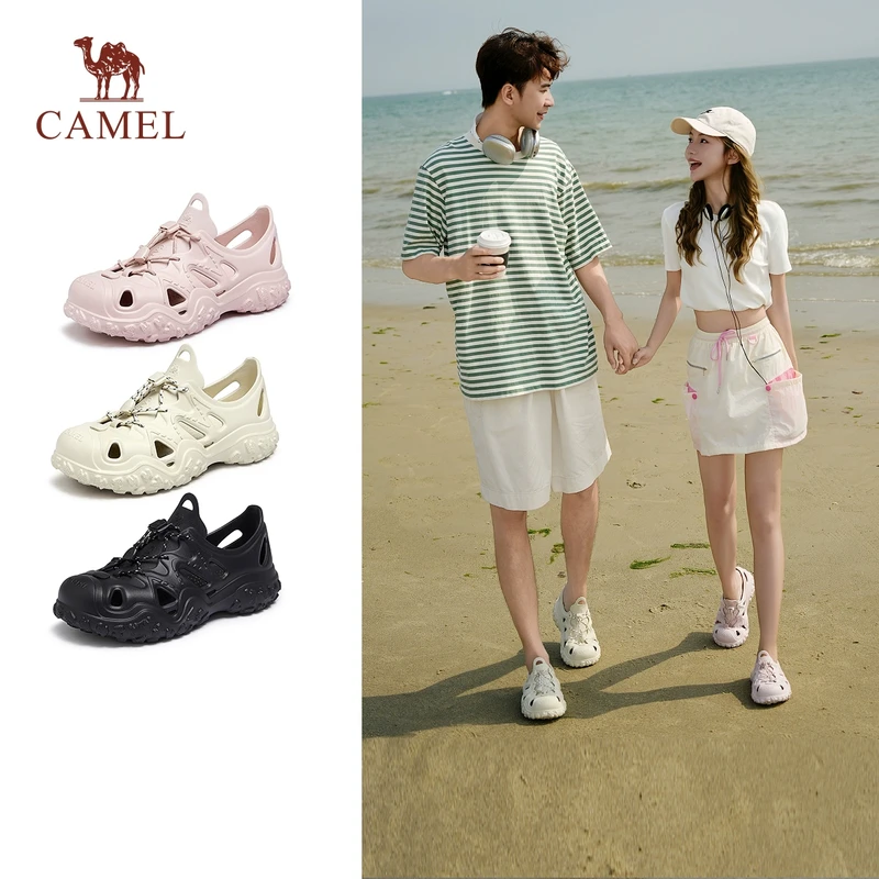 【骆驼】休闲洞洞鞋凉鞋女款 L25M162035 多色可选