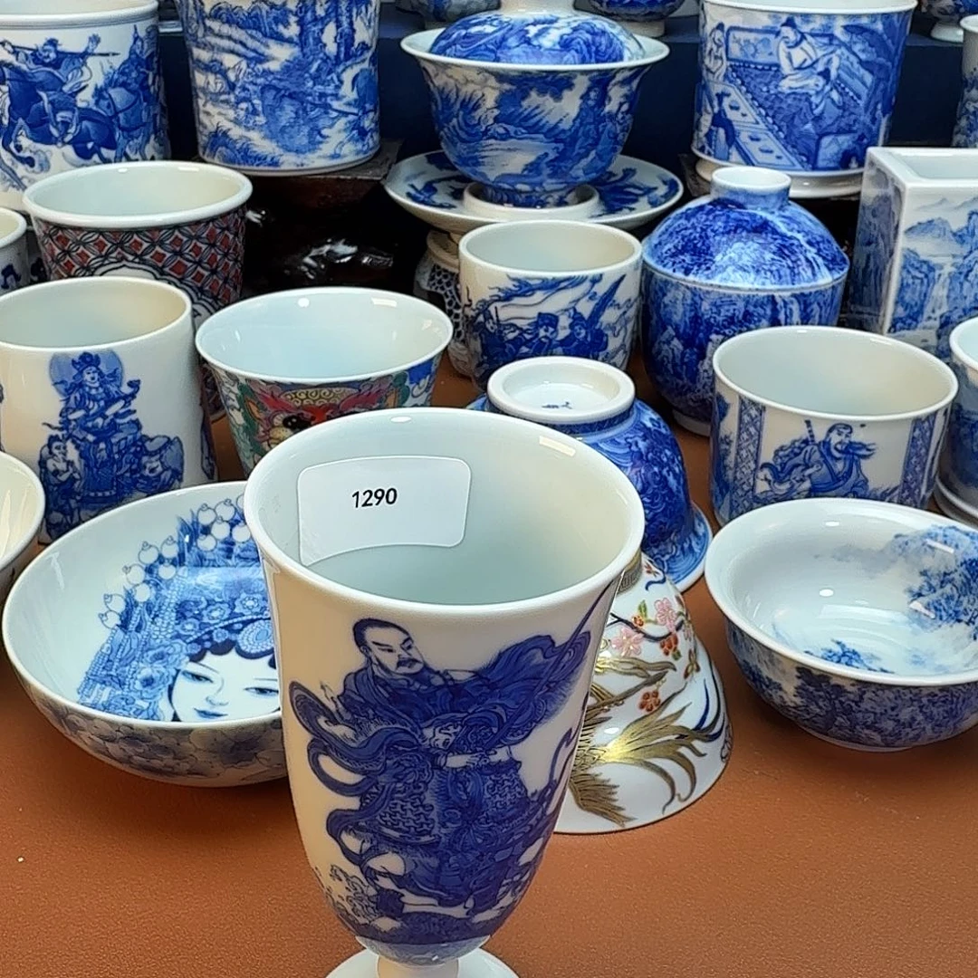 坦***然杯子景德镇全手工手绘陶瓷