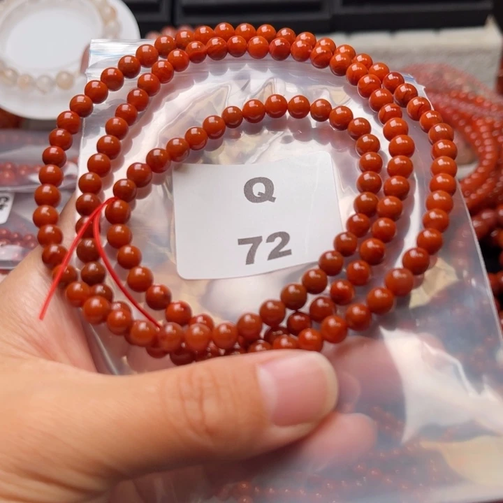 南红玛瑙未镶嵌多样性发货默认微瑕称重5mm