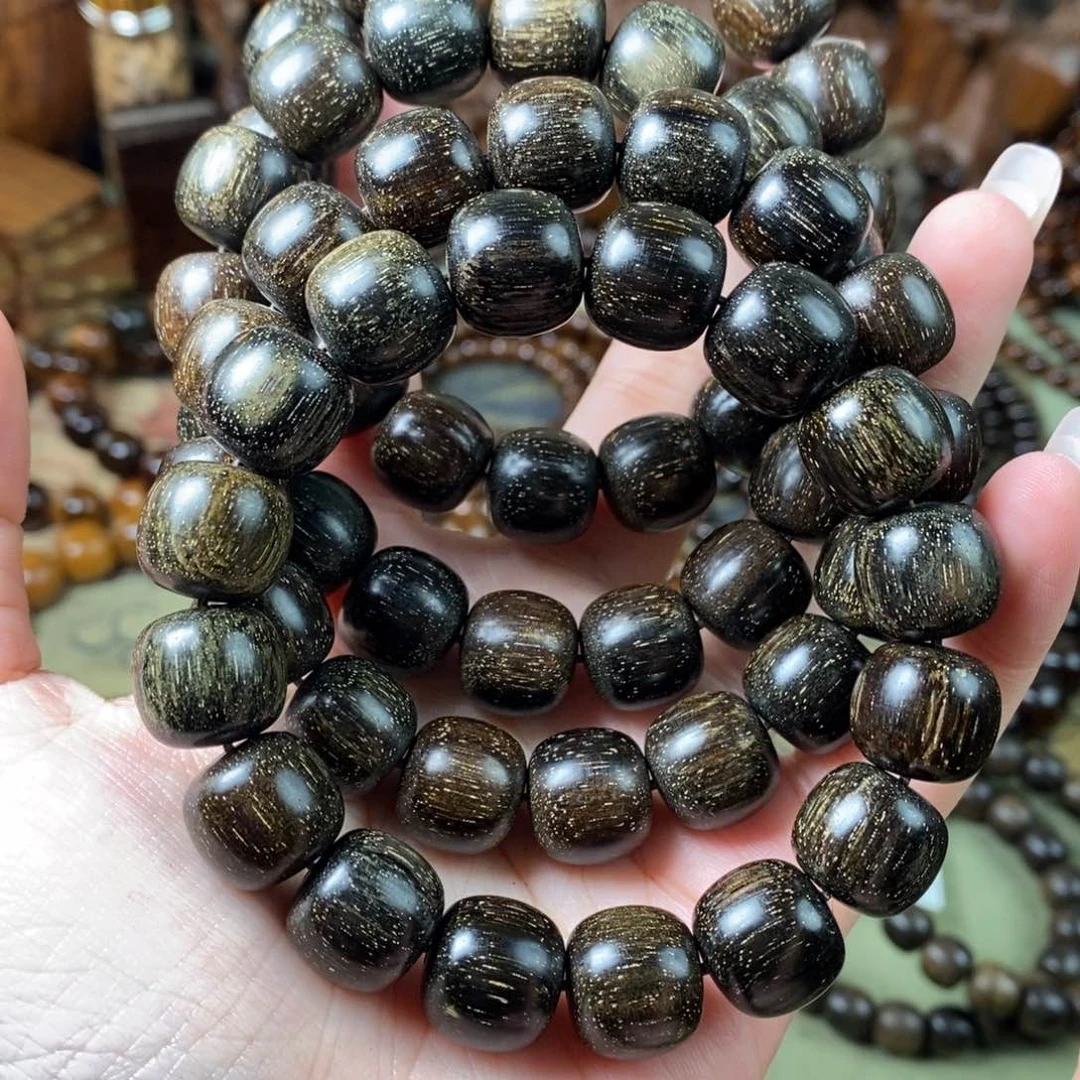 贡木手串/手链1314墨绿184