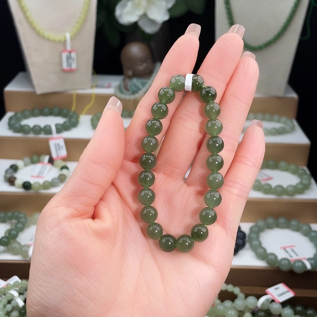 和田玉未镶嵌手链