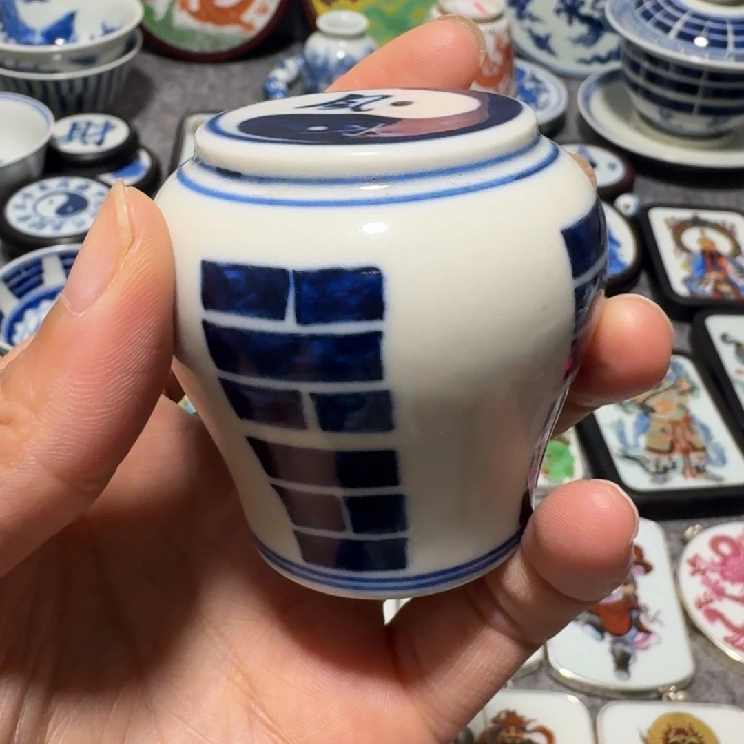 瓷片木**开精品挂件一个
