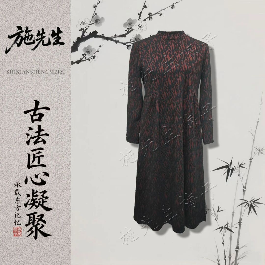 X夏季女装新款时尚气质百搭洋气连衣裙妈妈装7635-2