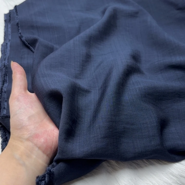 混纺棉藏青色2.5米。