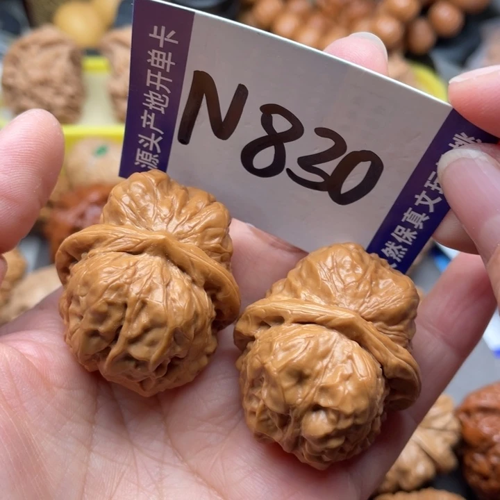 文玩核桃把件蛙蛙36尺