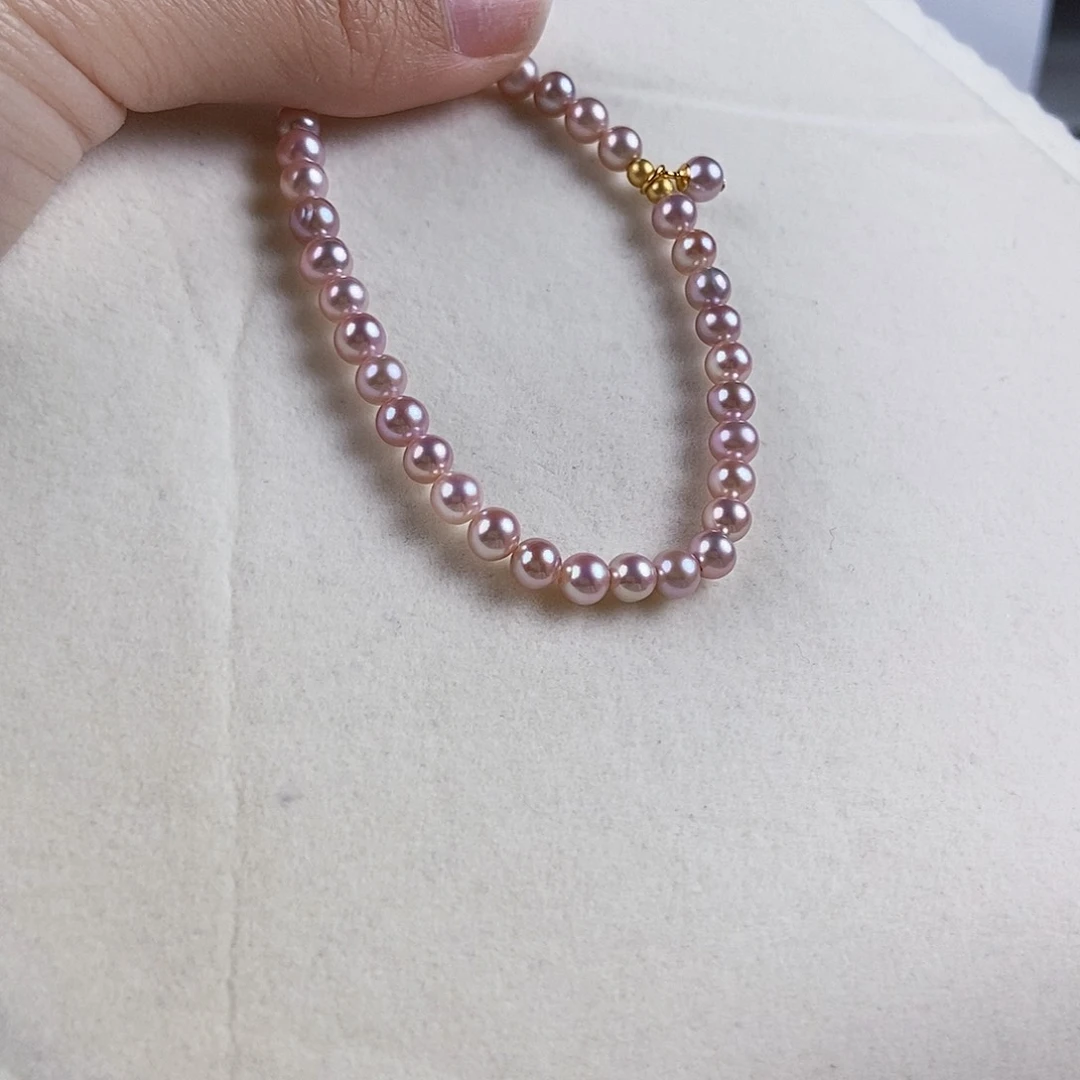 淡水珍珠手绳银S925镶嵌