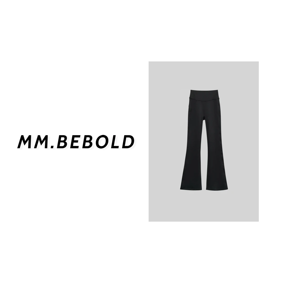 【妙姐精选】微喇瑜伽高腰提臀喇叭裤MZY5117