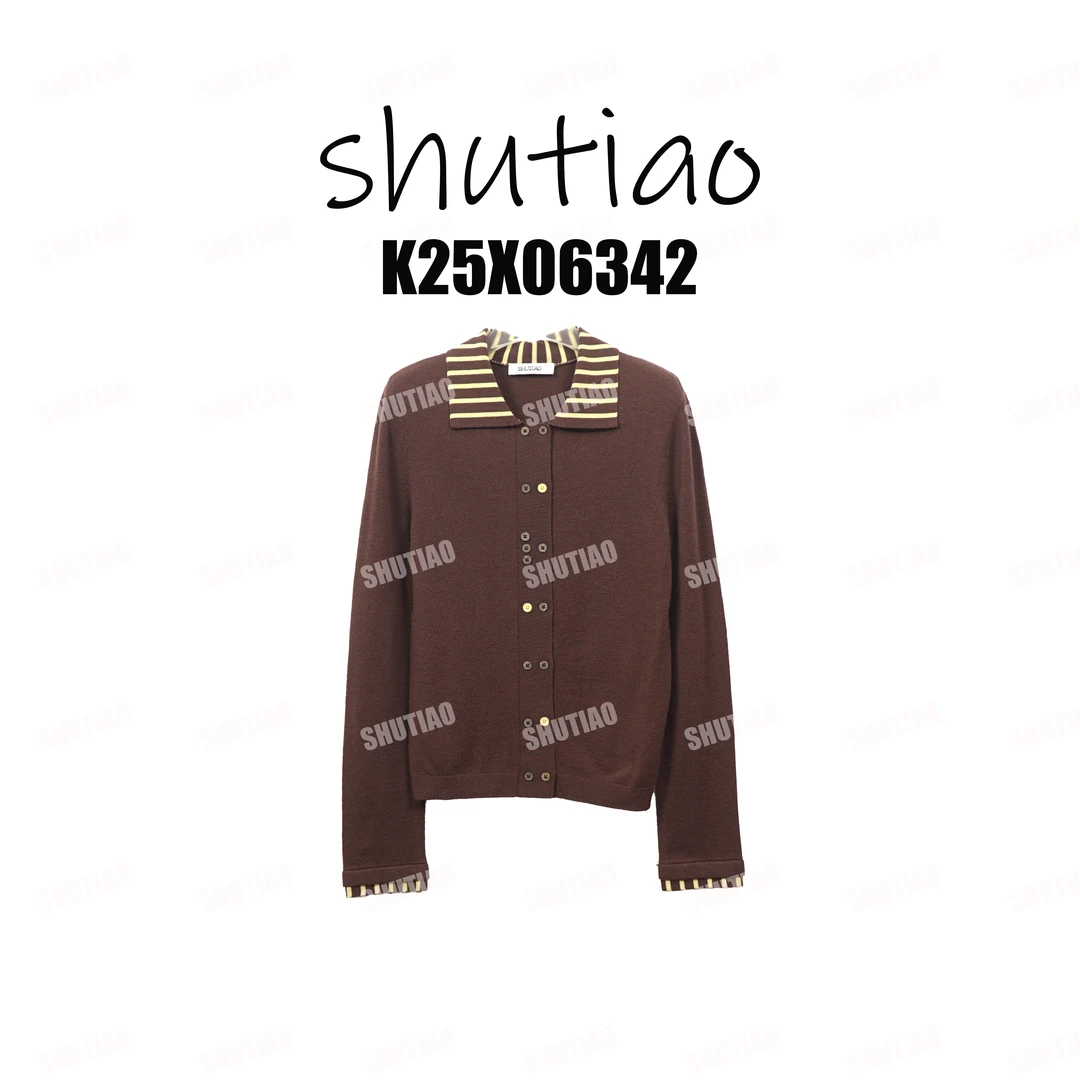 【SHUTIAO】2025秋冬：新款小众设计款开衫K25X06342