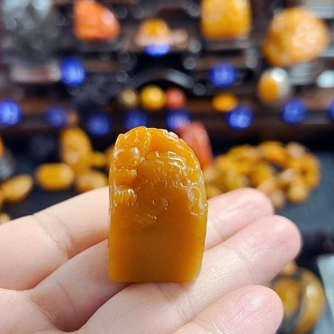 田黄石亚*田黄石印章