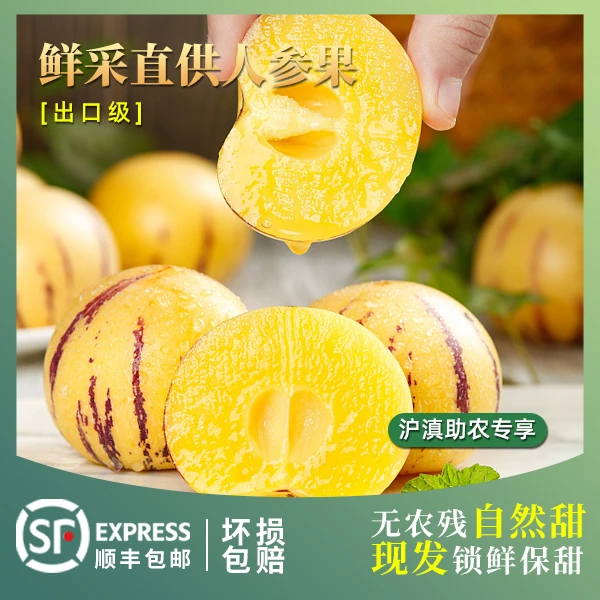 人参果云南石林产地直发自然树熟清甜多汁当季新鲜风化果