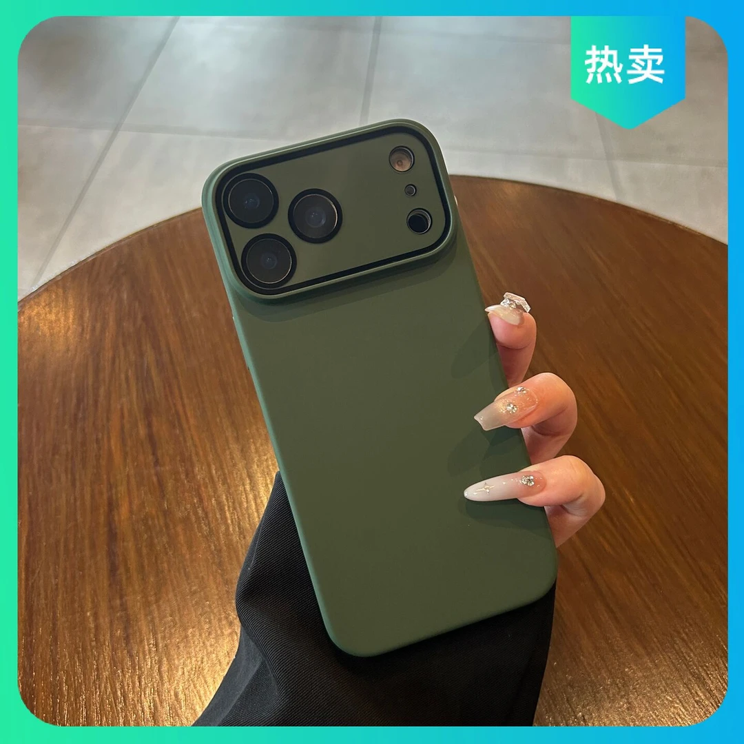 适用于苹果17promax手机壳磨砂肤感超薄一体镜头膜网红男女款小众
