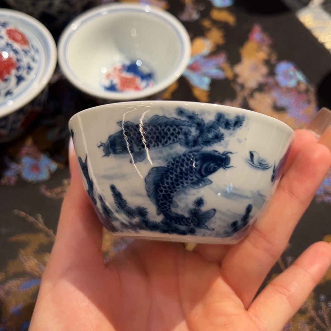 C**L钟家窑预售九鲤单杯