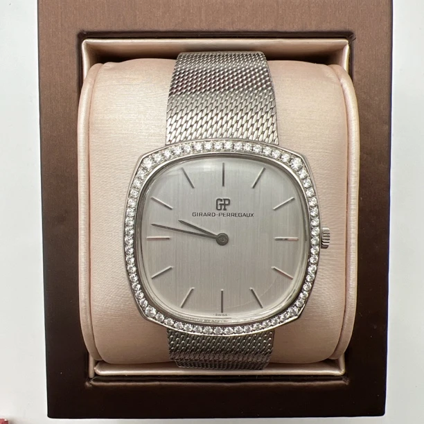 95新 Girard- Perregaux/芝柏表 13669手动后钻赠送表带赠送手链