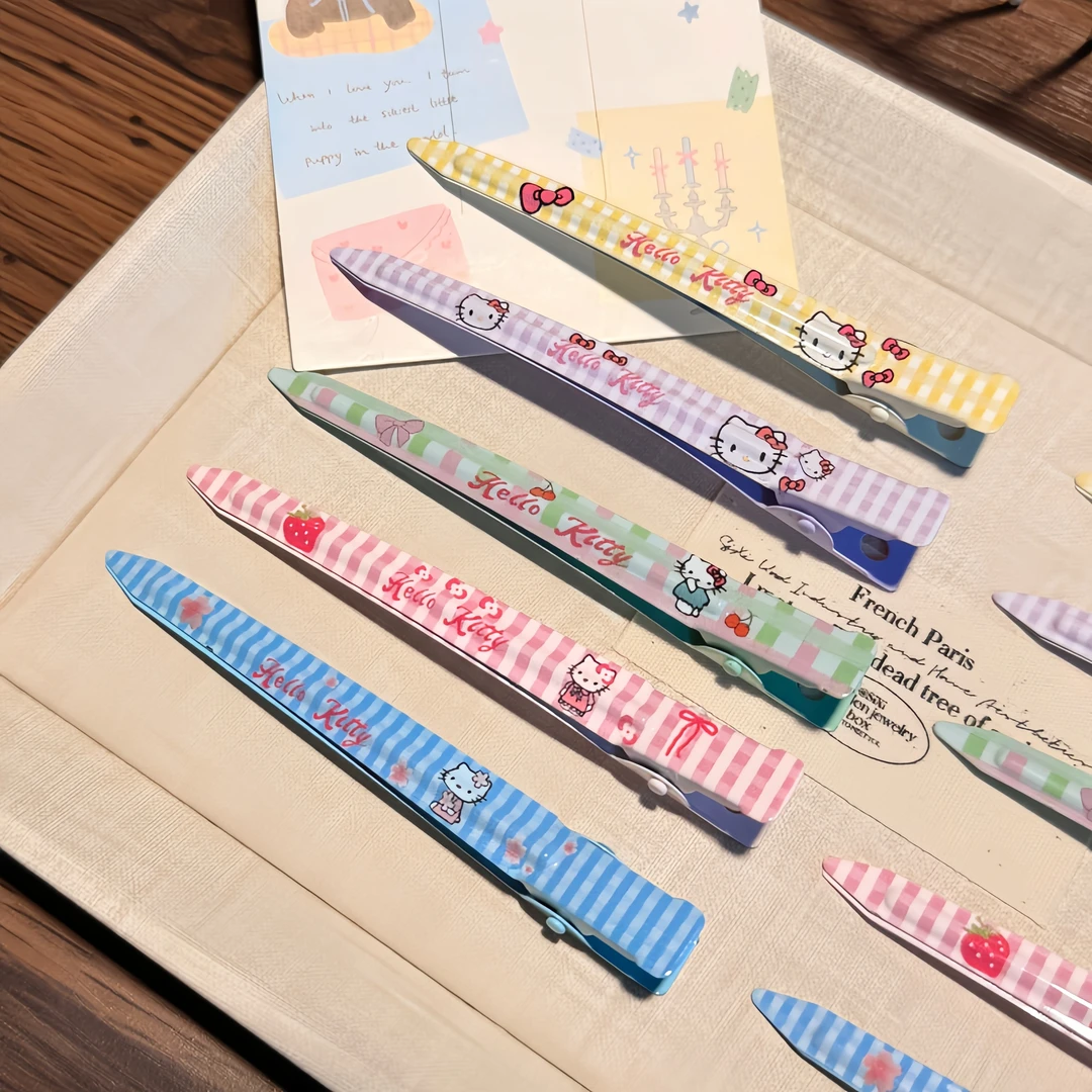 小清新Kitty发夹萌趣卡通头饰蓬松刘海碎发佩戴神器长款化妆无痕