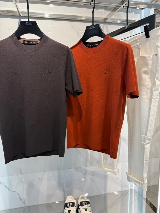 短袖圆领宴会夏季休闲纯棉T恤针织百搭新中式日系