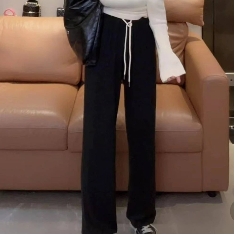 I17 慵懒遛弯~抽绳阔腿裤 22K0917002