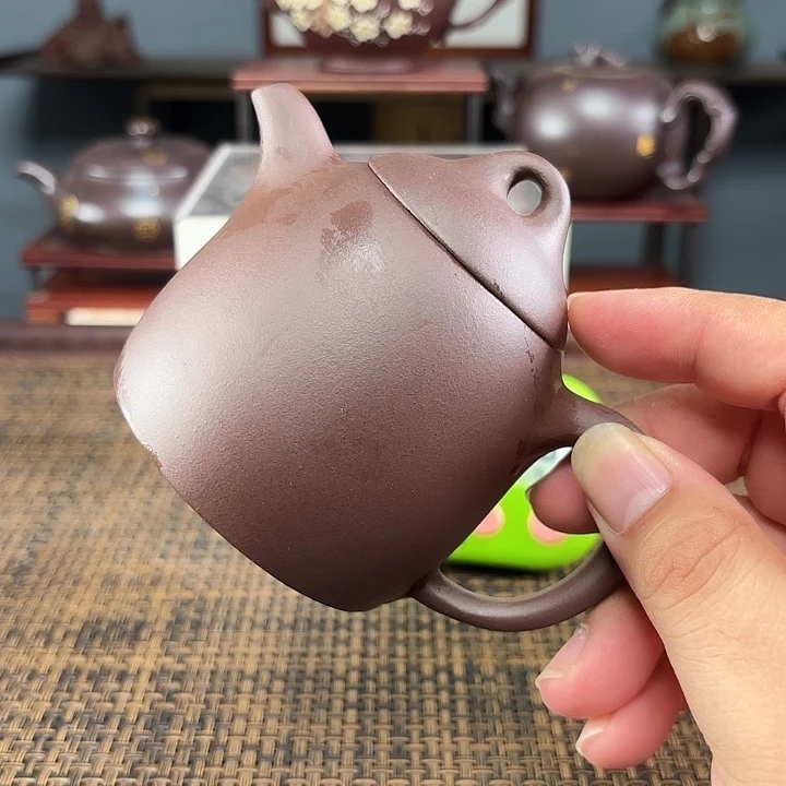 灯***）茶壶紫砂宜兴原矿泥料手工紫砂壶