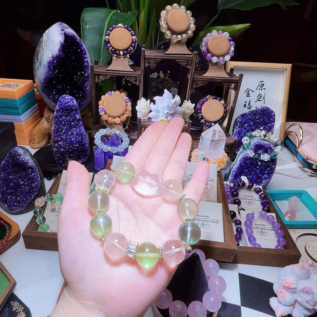 水晶手链未镶嵌天然