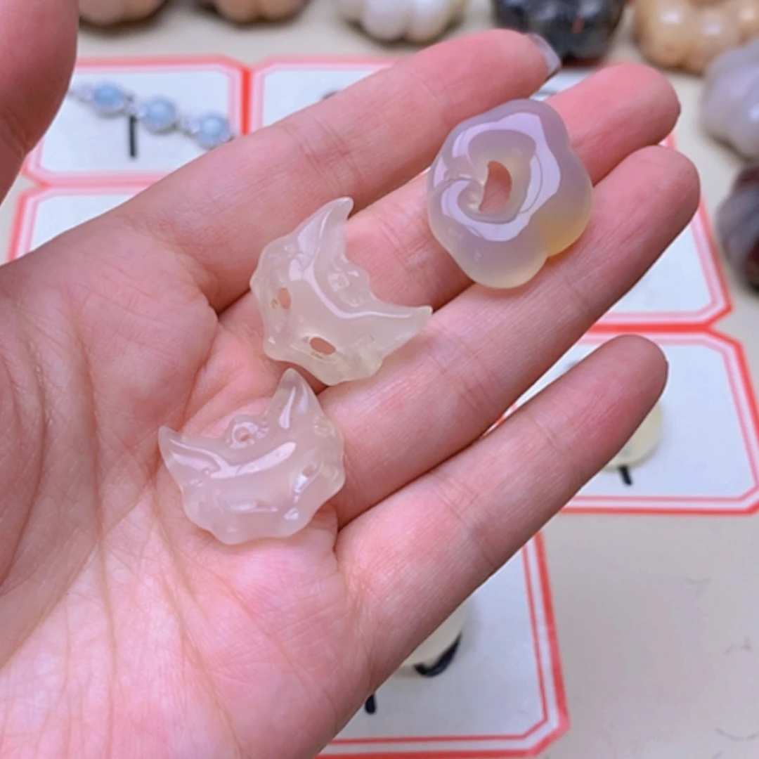 【闪购商品】未镶嵌玛瑙/玉髓珠宝半成品泽***0