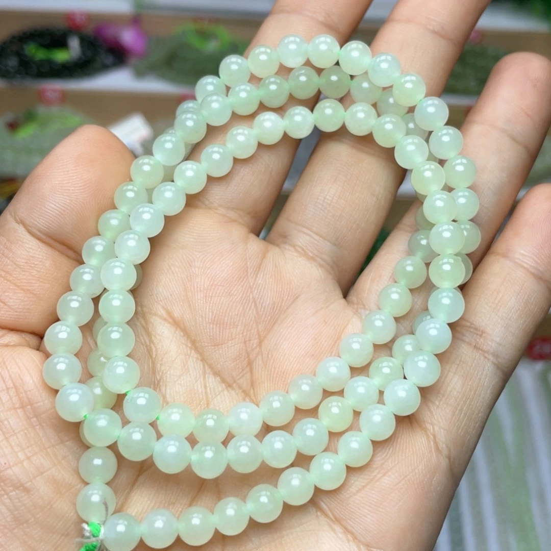 和田玉颈饰未镶嵌6mm