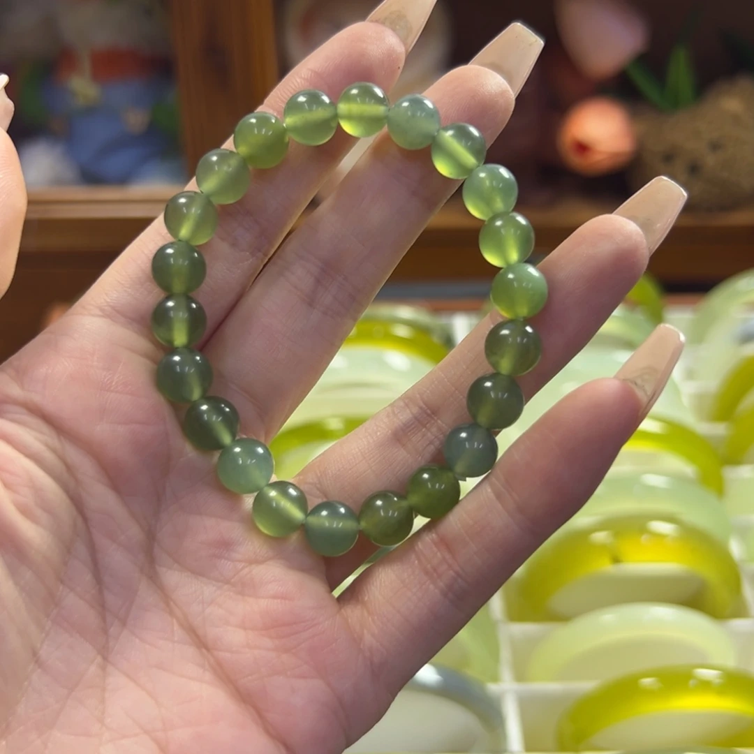 未镶嵌蛇纹石玉手镯9