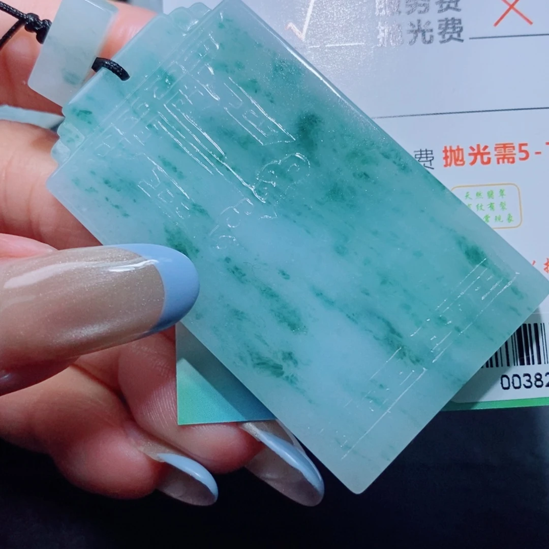 定制翡翠未镶嵌定制毛货翡翠挂件