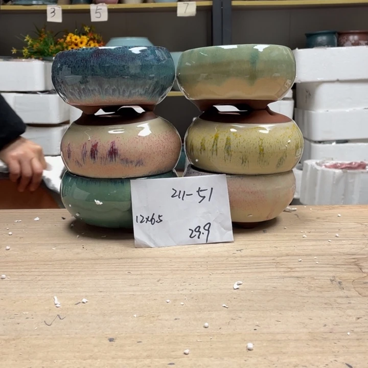 紫砂花盆多肉花盆微瑕51