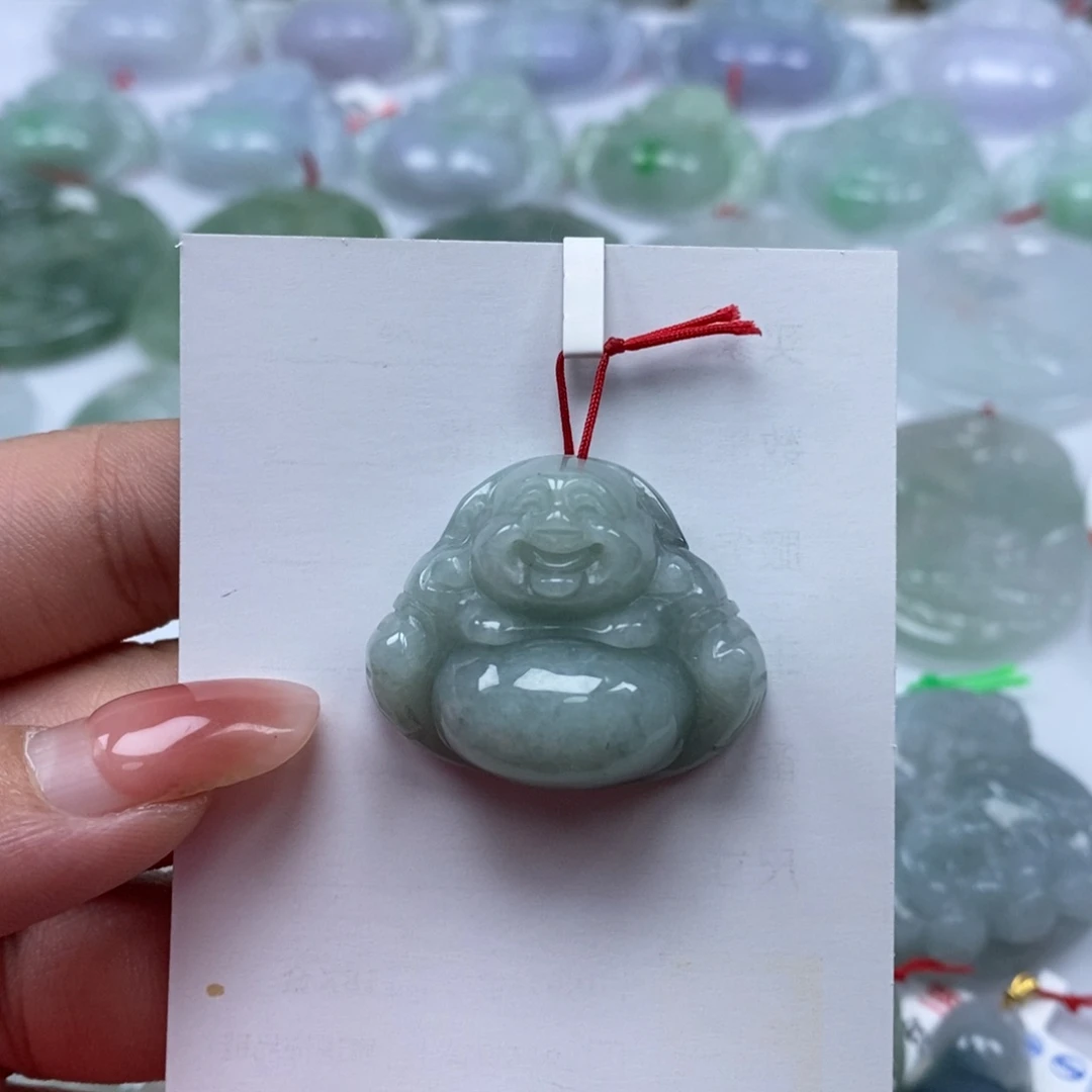 颈饰未镶嵌翡翠天然翡翠吊坠a货
