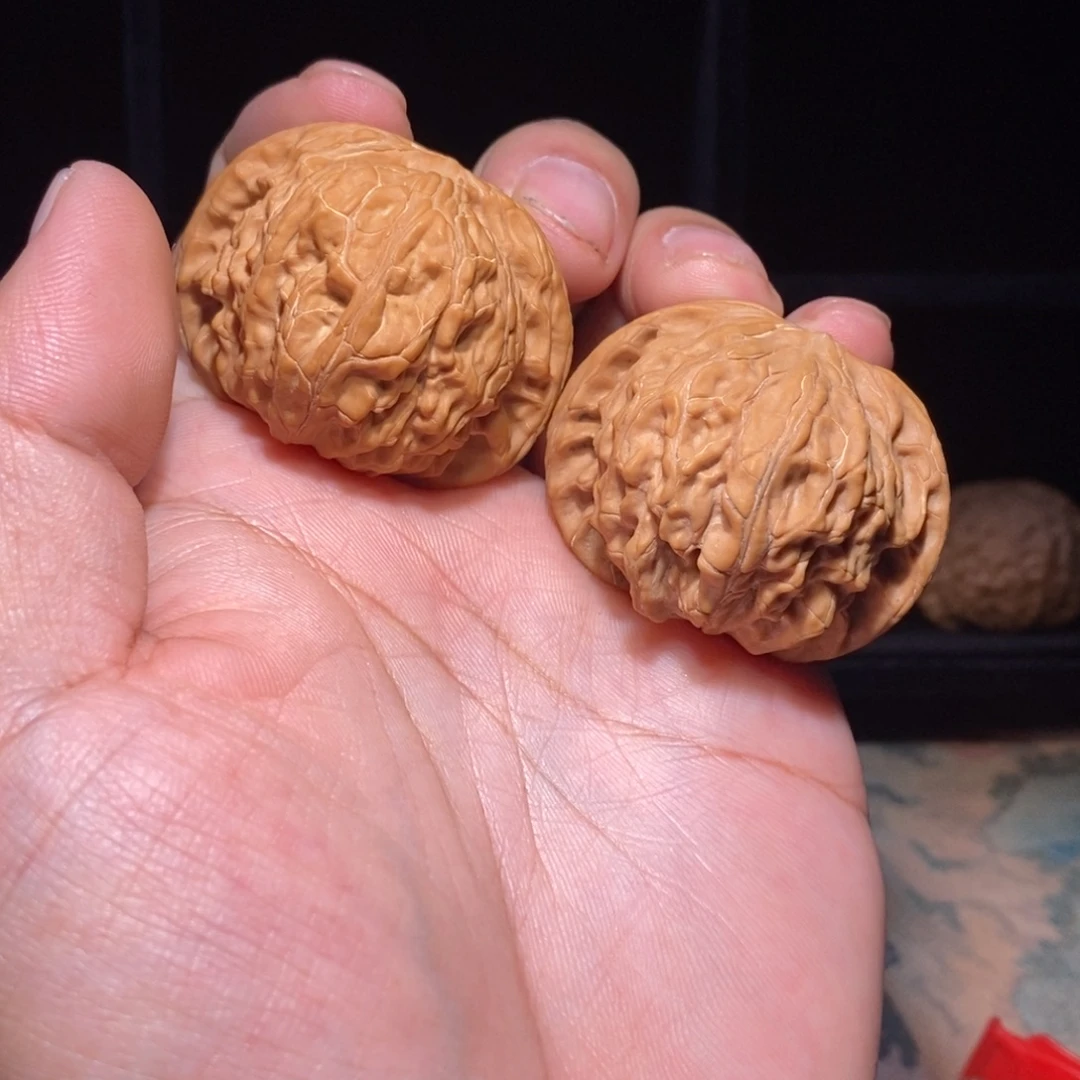 乐***存文玩核桃把件全品43.5正磨