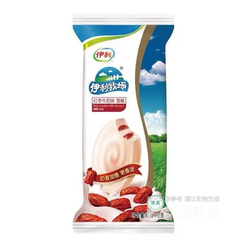5支装伊利牧场 红枣牛奶味雪糕 冰淇淋5*65g/支