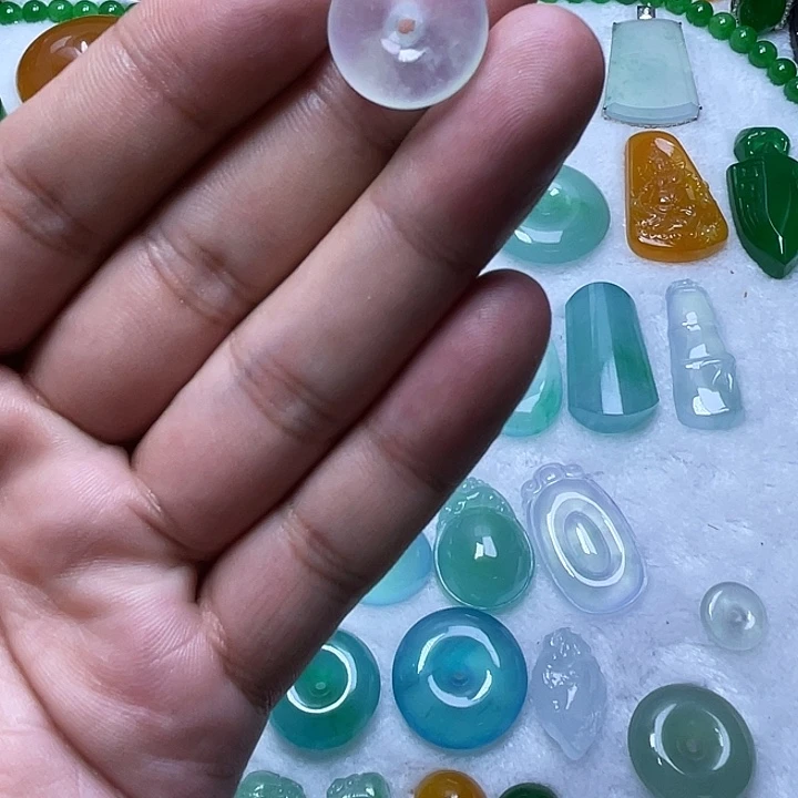 ༊****༻平安扣，有微绵