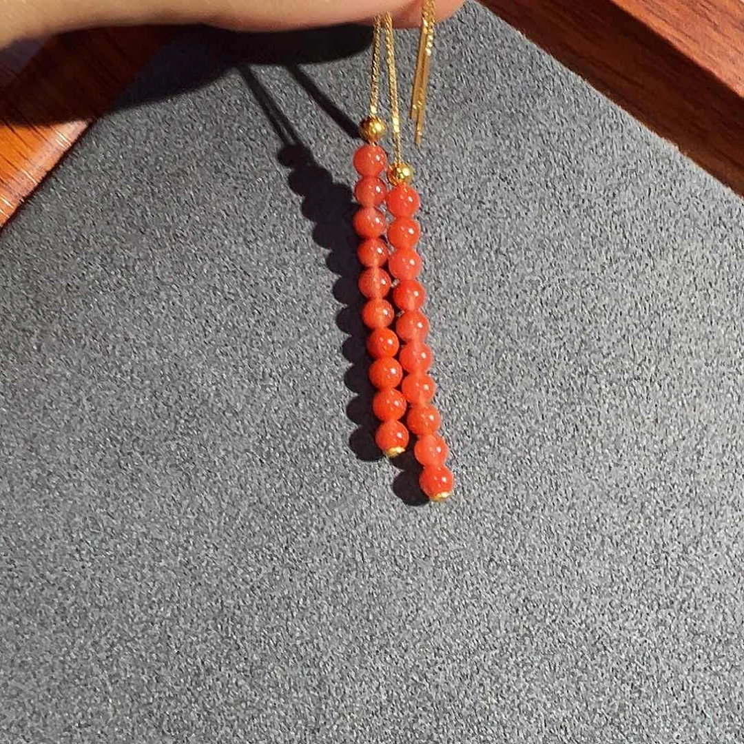 南红玛瑙未镶嵌颈饰