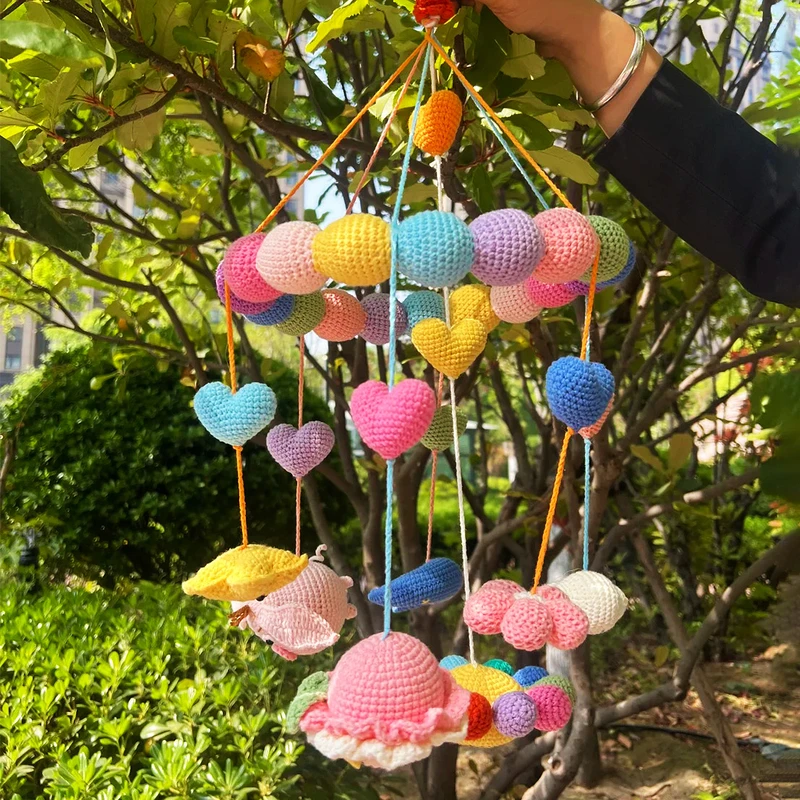 小师妹手作孕期打发时间毛线手工编织宝宝婴儿床铃钩针diy材料包