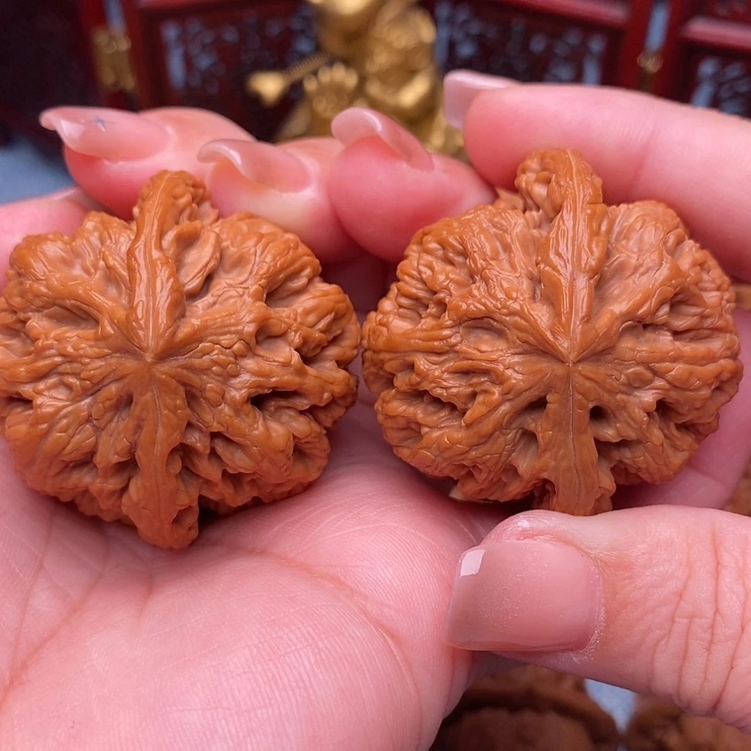 荷****文玩核桃把件45全粗筋