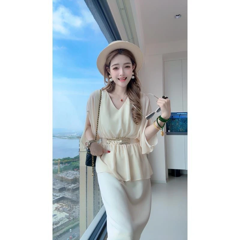 【希腊神话】夏季新款希腊风连衣裙LW26051